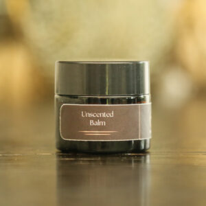 unscented balm sample jar